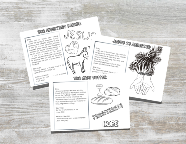 7 Day- Easter Printables for Kids