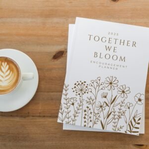 Floral 2025 Encouragement Planner - Digital Download (PDF)