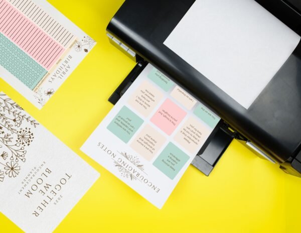 Floral 2025 Encouragement Planner - Digital Download (PDF) - Image 2