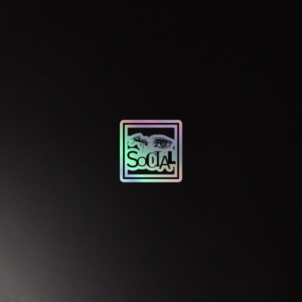 Ant-Eye-Social Holographic Sticker - Image 2