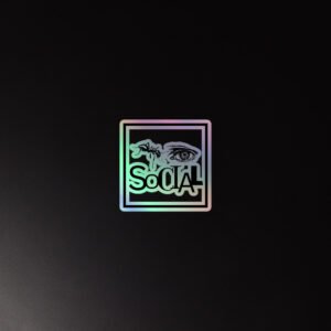 Ant-Eye-Social Holographic Sticker