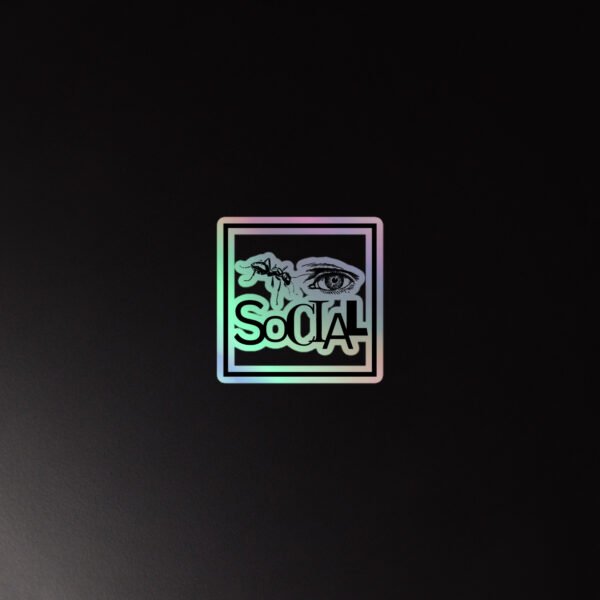 Ant-Eye-Social Holographic Sticker