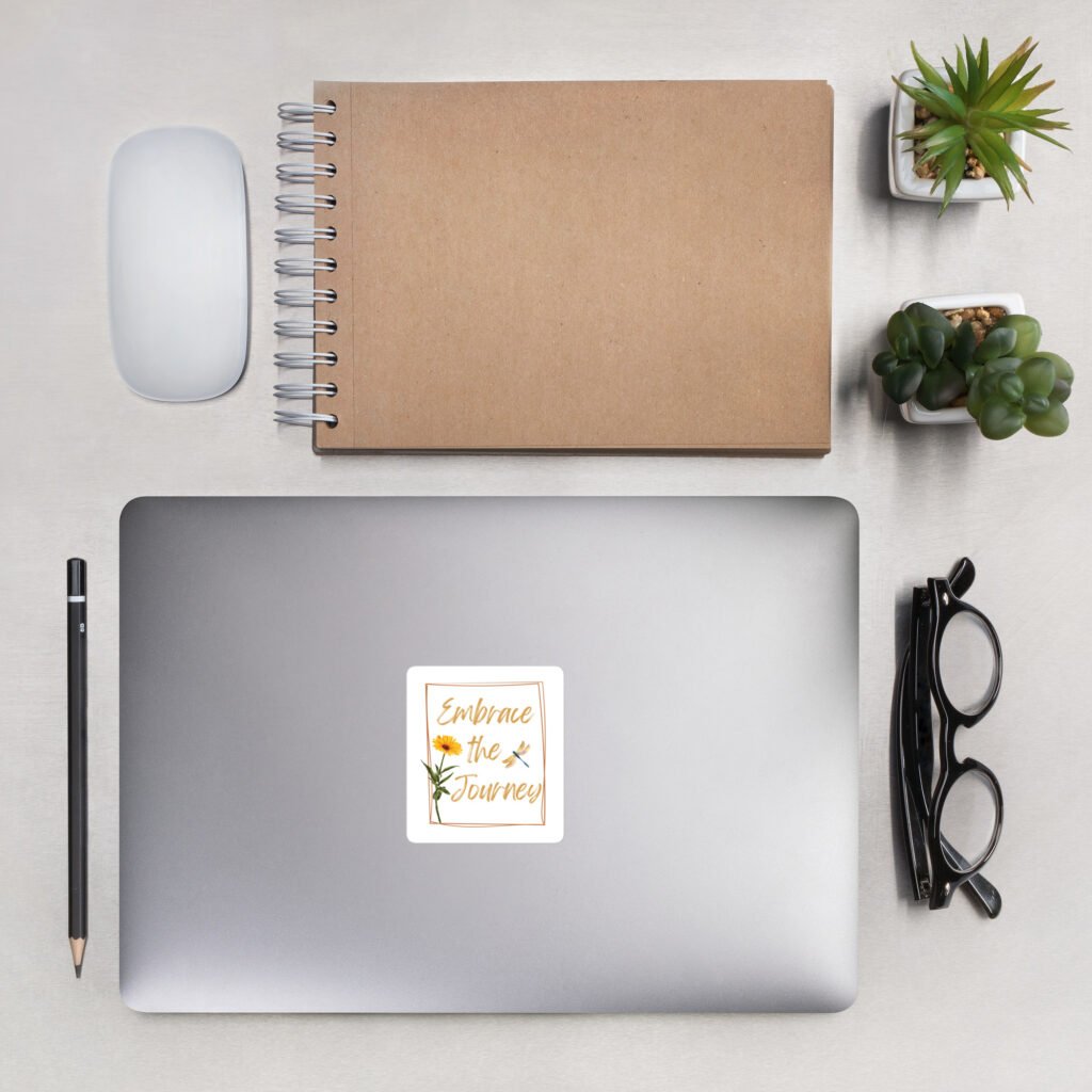 Embrace the Journey Vinyl Sticker