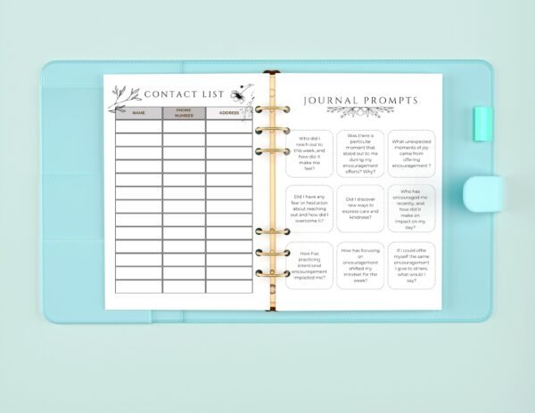 Simple 2025 Encouragement Planner - Digital Download (PDF) - Image 2