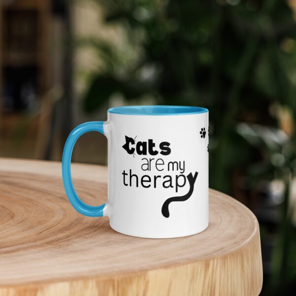 Cats Are My Therapy and My Therapy is Better Than Yours Mug - Image 8