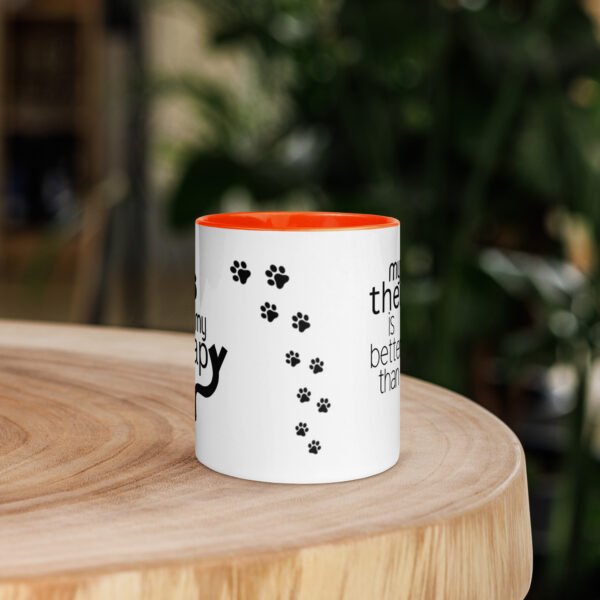 Cats Are My Therapy and My Therapy is Better Than Yours Mug - Image 4