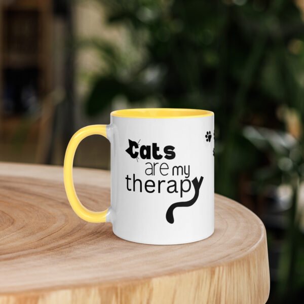 Cats Are My Therapy and My Therapy is Better Than Yours Mug - Image 14