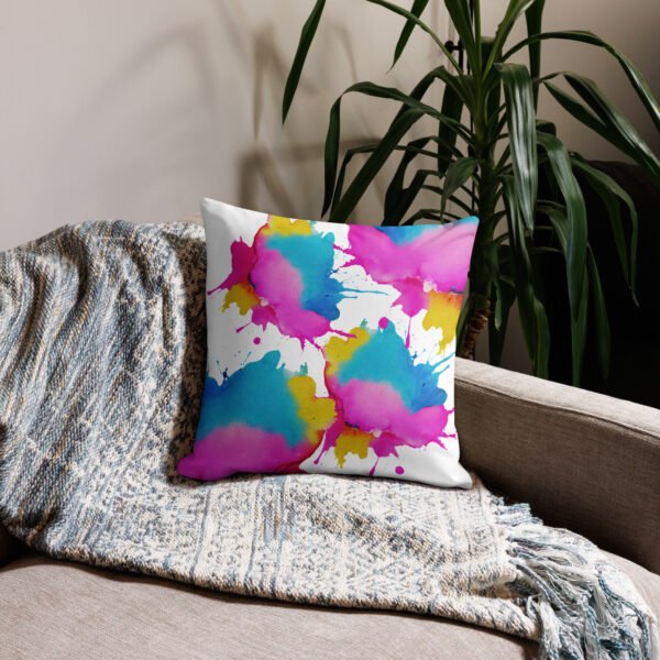 Warning: May spontaneously art.- Premium Pillow Case - Image 3