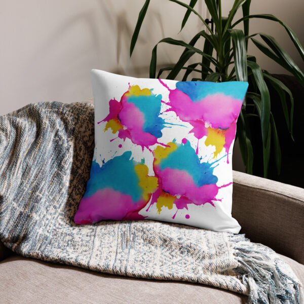 Warning: May spontaneously art.- Premium Pillow Case - Image 6
