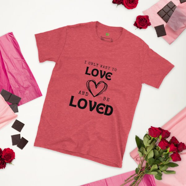 I Only Want to Love and Be Loved Super Soft Tee - Image 3