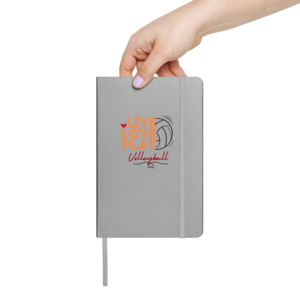 Volleyball Lover Hardcover Bound Notebook/Journal - Image 2