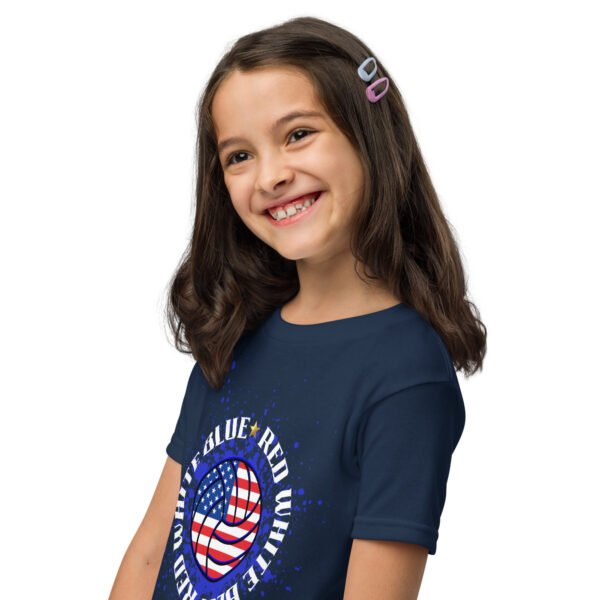 Patriotic Volleyball Youth t-shirt - Image 2