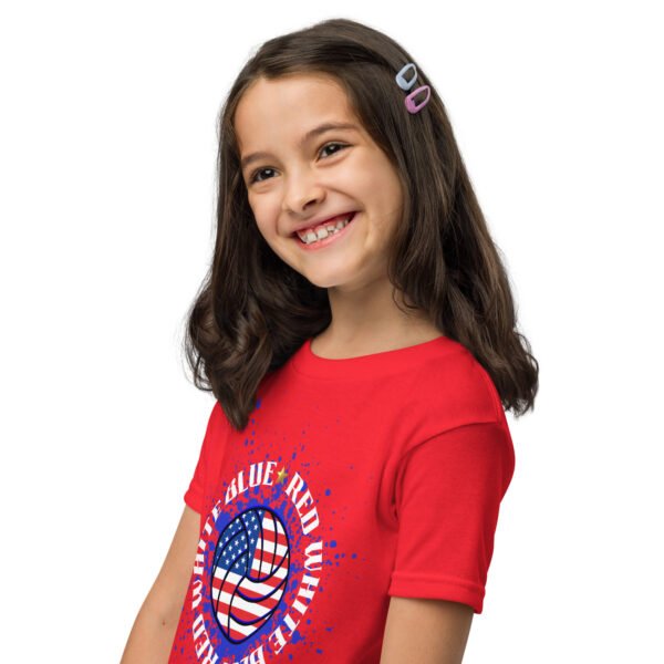 Patriotic Volleyball Youth t-shirt - Image 5