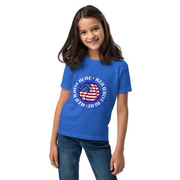 Patriotic Volleyball Youth t-shirt - Image 7