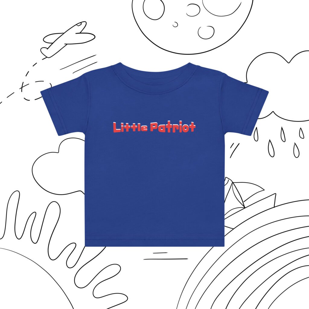 Little Patriot Baby Jersey T-shirt