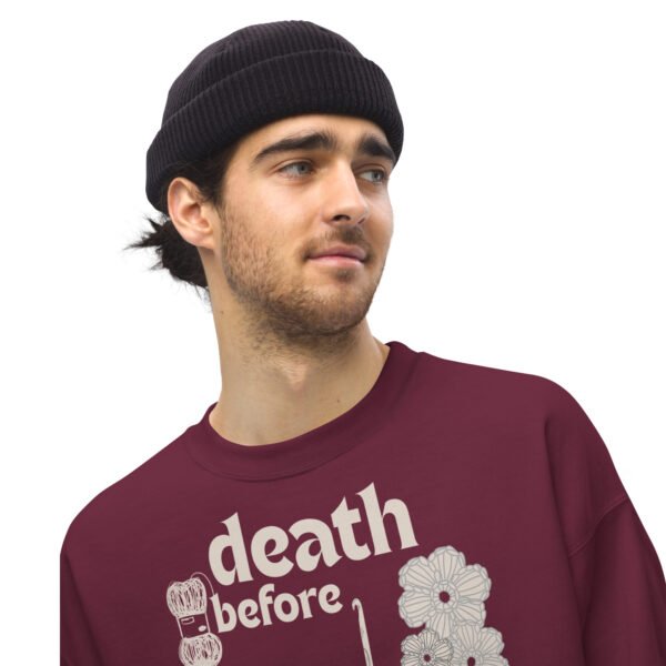 Halloween Funny - Death Before Unfinished Projects Unisex Sweatshirt - Image 29
