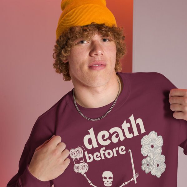 Halloween Funny - Death Before Unfinished Projects Unisex Sweatshirt - Image 32