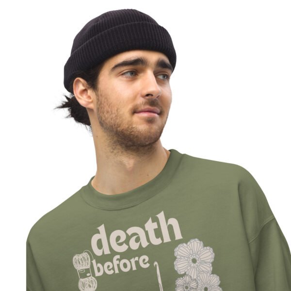 Halloween Funny - Death Before Unfinished Projects Unisex Sweatshirt - Image 107