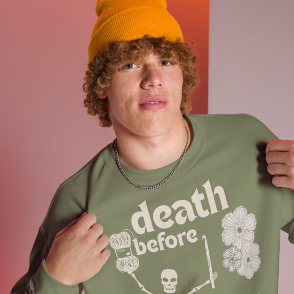 Halloween Funny - Death Before Unfinished Projects Unisex Sweatshirt - Image 110