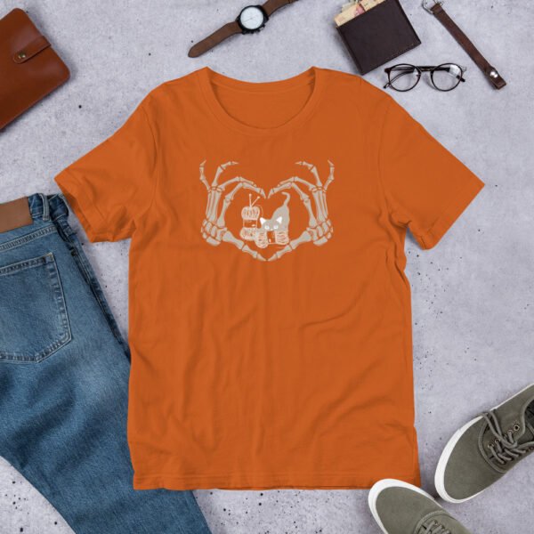 Halloween Kitten and Yarn Unisex T-shirt - Image 7
