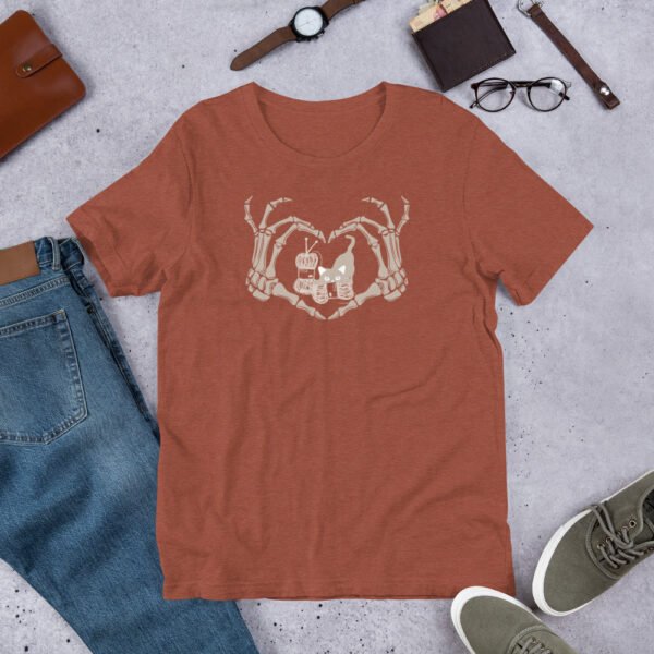Halloween Kitten and Yarn Unisex T-shirt - Image 3