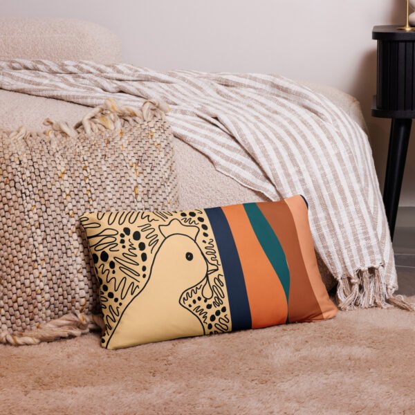 Hello Chicky  Doodle! - Decorative Pillow - Image 3