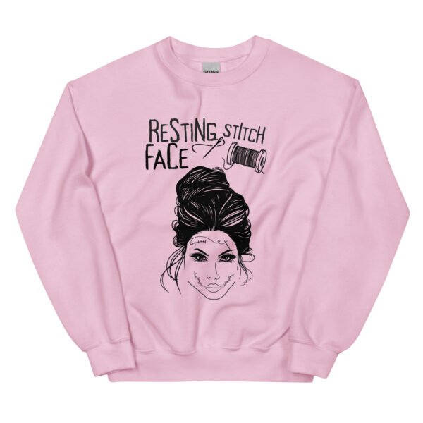 Halloween Funny - Resting Stitch Face Unisex Sweatshirt