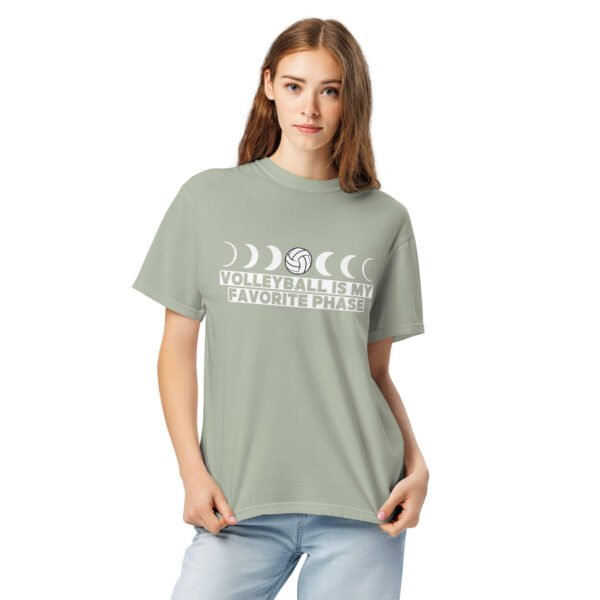 Volleyball Is My Favorite Phase - Moon Phase Garment-Dyed Heavyweight T-shirt - Image 46