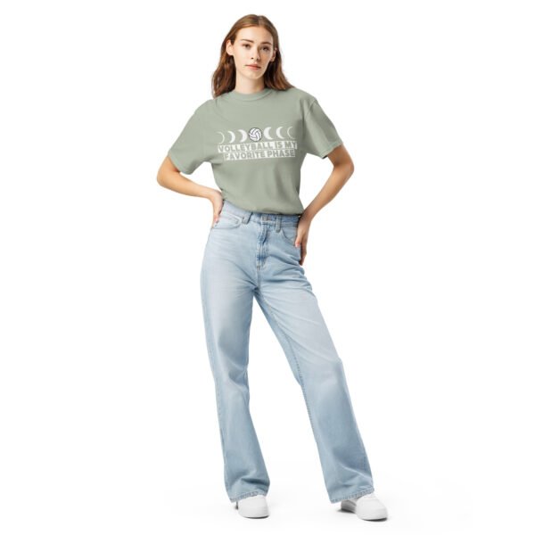 Volleyball Is My Favorite Phase - Moon Phase Garment-Dyed Heavyweight T-shirt - Image 45