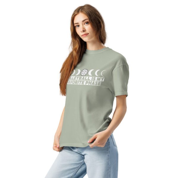 Volleyball Is My Favorite Phase - Moon Phase Garment-Dyed Heavyweight T-shirt - Image 47