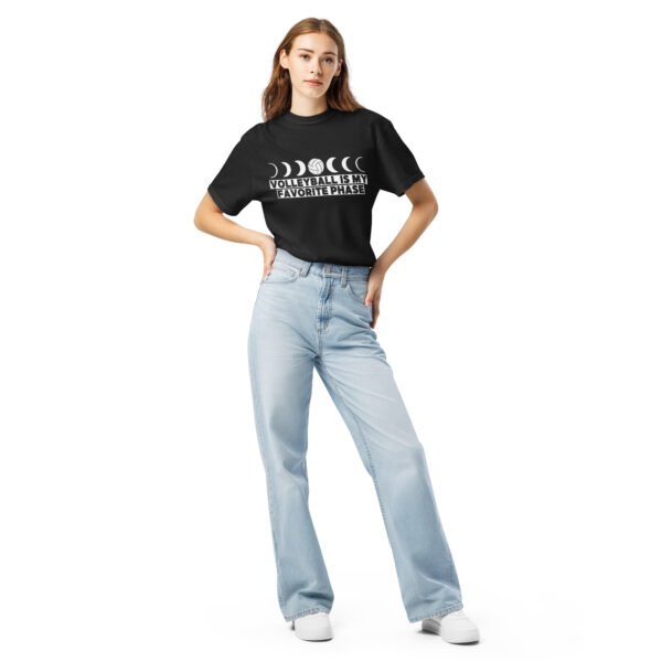 Volleyball Is My Favorite Phase - Moon Phase Garment-Dyed Heavyweight T-shirt - Image 2
