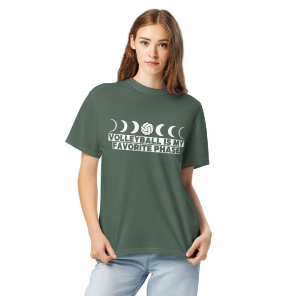 Volleyball Is My Favorite Phase - Moon Phase Garment-Dyed Heavyweight T-shirt - Image 22