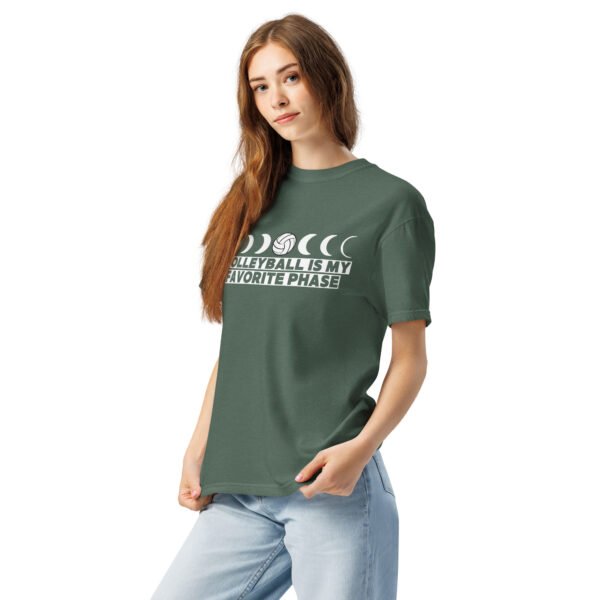 Volleyball Is My Favorite Phase - Moon Phase Garment-Dyed Heavyweight T-shirt - Image 23