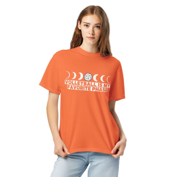 Volleyball Is My Favorite Phase - Moon Phase Garment-Dyed Heavyweight T-shirt - Image 30