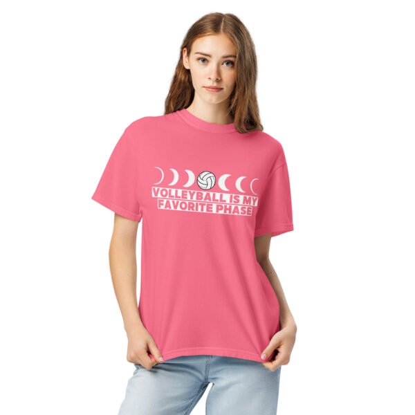 Volleyball Is My Favorite Phase - Moon Phase Garment-Dyed Heavyweight T-shirt - Image 38