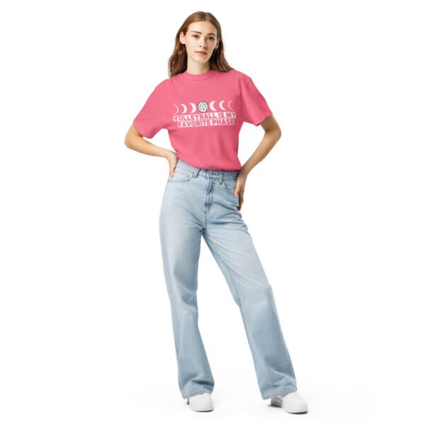 Volleyball Is My Favorite Phase - Moon Phase Garment-Dyed Heavyweight T-shirt - Image 37