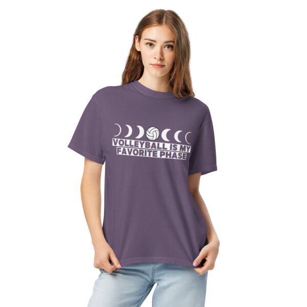 Volleyball Is My Favorite Phase - Moon Phase Garment-Dyed Heavyweight T-shirt - Image 18