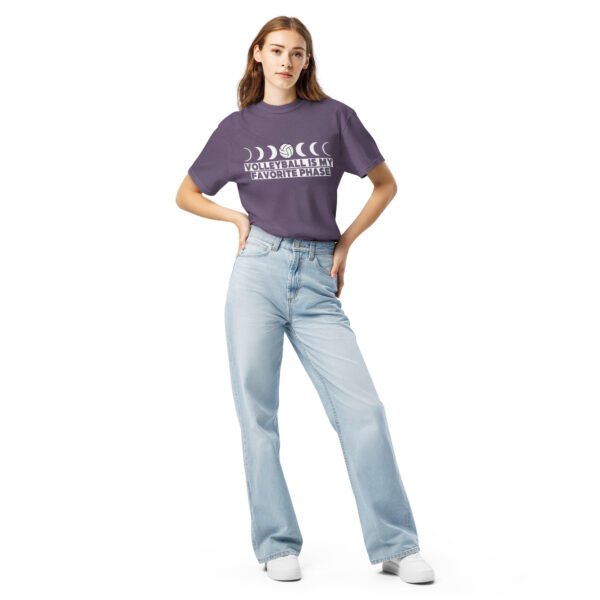 Volleyball Is My Favorite Phase - Moon Phase Garment-Dyed Heavyweight T-shirt - Image 17