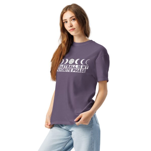 Volleyball Is My Favorite Phase - Moon Phase Garment-Dyed Heavyweight T-shirt - Image 19