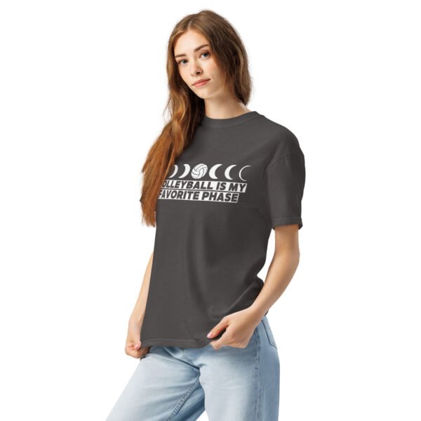Volleyball Is My Favorite Phase - Moon Phase Garment-Dyed Heavyweight T-shirt - Image 11