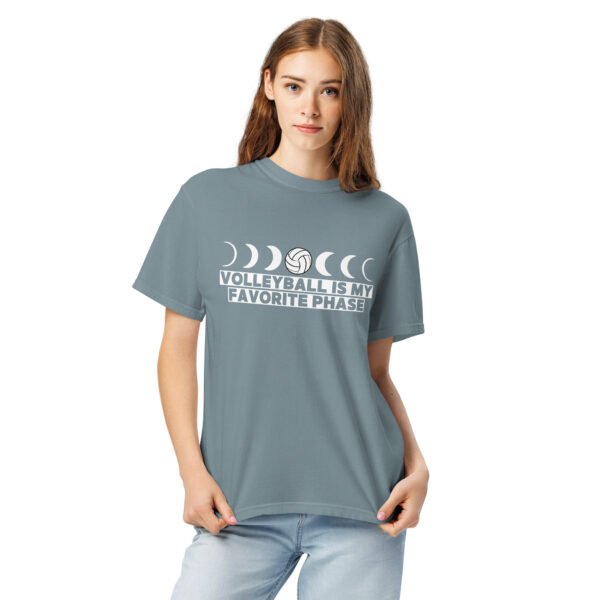 Volleyball Is My Favorite Phase - Moon Phase Garment-Dyed Heavyweight T-shirt - Image 26