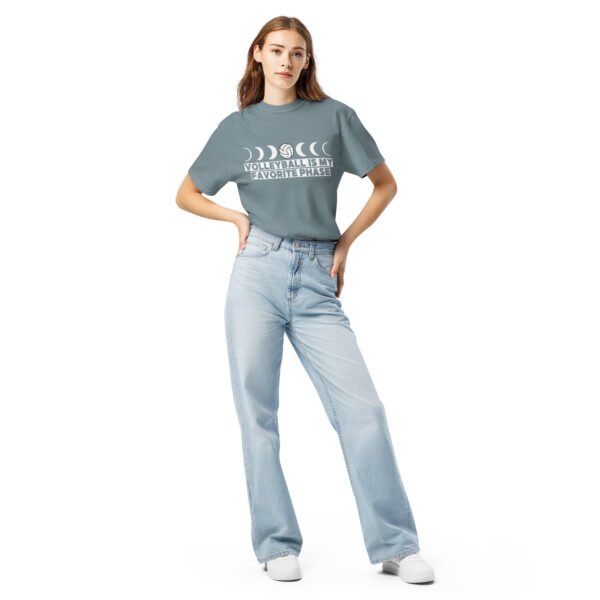 Volleyball Is My Favorite Phase - Moon Phase Garment-Dyed Heavyweight T-shirt - Image 25