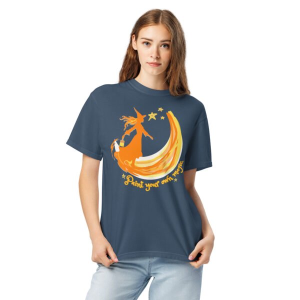 Witch and Moon Unisex Heavyweight t-shirt - Image 10