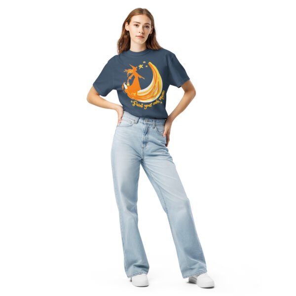 Witch and Moon Unisex Heavyweight t-shirt - Image 9