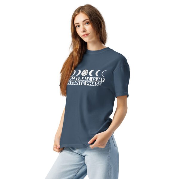 Volleyball Is My Favorite Phase - Moon Phase Garment-Dyed Heavyweight T-shirt - Image 15