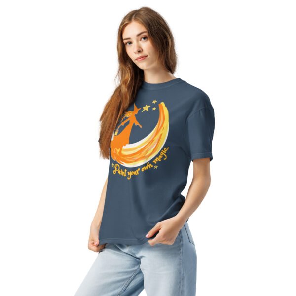 Witch and Moon Unisex Heavyweight t-shirt - Image 11