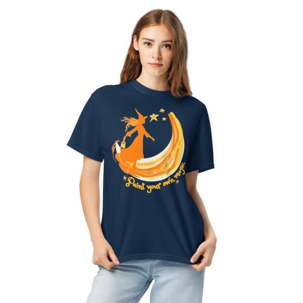 Witch and Moon Unisex Heavyweight t-shirt - Image 6
