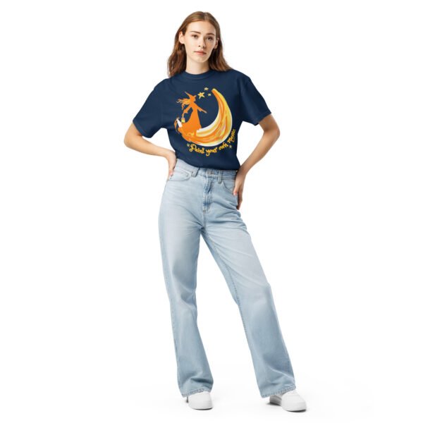 Witch and Moon Unisex Heavyweight t-shirt - Image 5