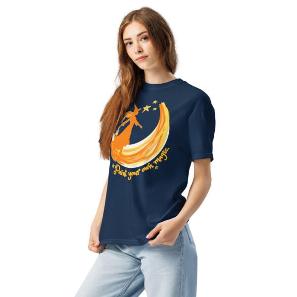 Witch and Moon Unisex Heavyweight t-shirt - Image 7