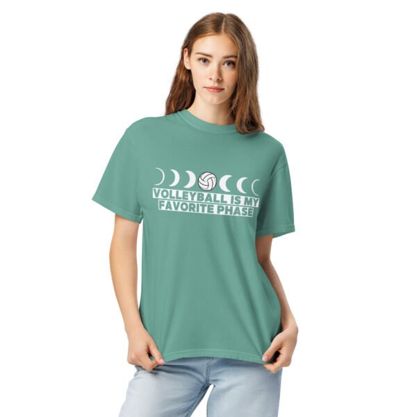 Volleyball Is My Favorite Phase - Moon Phase Garment-Dyed Heavyweight T-shirt - Image 42